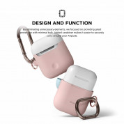 Elago Duo Hang Silicone Case - силиконов калъф за Apple Airpods (розов) 4