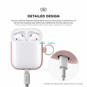 Elago Duo Hang Silicone Case - силиконов калъф за Apple Airpods (розов) 6