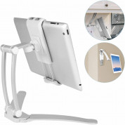 Macally Stand Wall Mount - универсална поставка за бюро, шкаф, стена и плоскости за мобилни устройства и таблети с ширина до 19 см