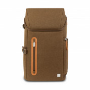 Moshi Arcus Multifunction Backpack - луксозна мултифункционална раница за таблети, смартфони и лаптопи до 15 инча (кафяв)