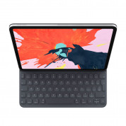 Apple Smart Keyboard Folio INT - оригинален полиуретанов калъф, клавиатура и поставка за iPad Pro 11 (черен)