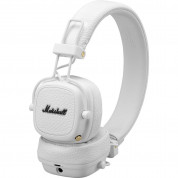 Marshall Major III Bluetooth - безжични слушалки с микрофон за смартфони и мобилни устройства (бял)