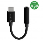4smarts Active USB-C to 3.5 mm Stereo Adapter - активен адаптер USB-C към 3.5 мм. за устройства с USB-C порт (черен)