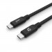 ADAM Elements CASA C100+ USB-C Cable 100W - USB-C към USB-C кабел за MacBook и устройства с USB-C порт (100 cm) (черен) 3