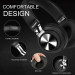 TeckNet BH10922 Bluetooth Headphones - безжични блутут слушалки с микрофон за мобилни устройства (черен) 2