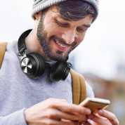 TeckNet BH10922 Bluetooth Headphones - безжични блутут слушалки с микрофон за мобилни устройства (черен) 4