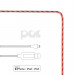PAC Intelligent Power Cable - светещ кабел за iPhone, iPad и устройства с Lightning порт (червен)  4