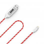 PAC Intelligent Power Cable - светещ кабел за iPhone, iPad и устройства с Lightning порт (червен)  1
