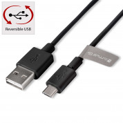 4smarts Basic Micro-USB Data Cable BasicCord 1m - компактен microUSB кабел с (100 см)(черен) 1