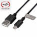 4smarts Basic Micro-USB Data Cable BasicCord 1m - компактен microUSB кабел с (100 см)(черен) 2