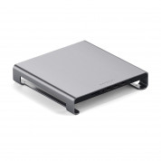 Satechi USB-C Aluminium Monitor Stand Hub for iMac - настолна алуминиева поставка с допълнителни портове за iMac (тъмносива) 3
