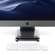 Satechi USB-C Aluminium Monitor Stand Hub for iMac - настолна алуминиева поставка с допълнителни портове за iMac (тъмносива) 5