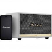 Marshall Acton II - безжичен аудиофилски спийкър за мобилни устройства с Bluetooth и 3.5 mm изход (бял) 3