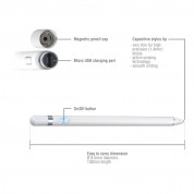 4smarts Pencil - професионална писалка (stylus) за таблети и смартфони (бял) 3