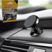 Magnetic Dashboard Mount - магнитна поставка за таблото на кола и гладки повърхности за смартфони (черна) 2