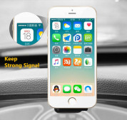 Magnetic Dashboard Car Mount Holder Octa - магнитна поставка за таблото на кола за смартфони (черна) 3