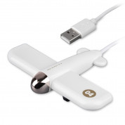 4smarts USB-A to 4x USB-A Charging & Data Hub Airforce One - 4-портов USB хъб за компютри и лаптопи (бял) 1
