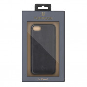 Foxwood Genuine Leather Hardshell Case - кожен кейс (естествена кожа) за iPhone 8, iPhone 7 (черен) 5