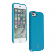 Foxwood Genuine Leather Hardshell Case - кожен кейс (естествена кожа) за iPhone 8, iPhone 7 (син) 4