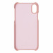 Foxwood Genuine Leather Hardshell Case - кожен кейс (естествена кожа) за iPhone XS, iPhone X (розов) 3