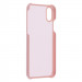 Foxwood Genuine Leather Hardshell Case - кожен кейс (естествена кожа) за iPhone XS, iPhone X (розов) 4