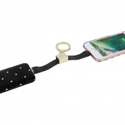 Kate Spade New York Bow Keychain Lightning USB Cable (black) 3