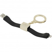 Kate Spade New York Bow Keychain Lightning USB Cable - дизайнерски USB кабел, тип ключодържател за устойства с Lightning порт 1