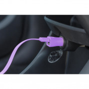 Kit Fresh 3.4A Car Charger - зарядно за кола 3.4A с два USB изхода (лилав) 3