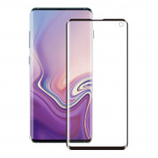 Eiger 3D Glass Case Friendly Full Screen Tempered Glass for Samsung Galaxy S10E (black-clear)