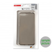 4smarts Soft Cover Invisible Slim - тънък силиконов кейс за iPhone XS, iPhone X (черен) (bulk) 4