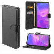 4smarts Premium Wallet Case URBAN - кожен калъф с поставка и отделение за кр. карта за Samsung Galaxy S10E (черен)
