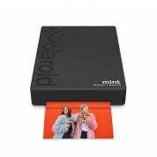 Polaroid Mint Pocket Printer Zink Zero Ink Technology with Built-In Bluetooth for Android & iOS Devices (black)