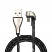 4smarts USB-C Data Cable GameCord - USB-C кабел за мобилни устройства с USB-C стандарт (100 см) (черен) 1