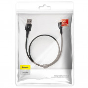Baseus Halo USB-C Cable (CATGH-B01) - кабел с въжена оплетка за устройства с USB-C порт (100 см) (черен) 6