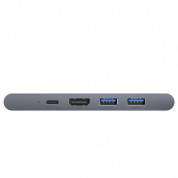 Baseus Thunderbolt C+ Pro USB-C Hub - мултифункционален хъб за свързване на допълнителна периферия за MacBook (тъмносив) 1