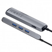 Baseus Mechanical Eye USB-C Hub - мултифункционален хъб за свързване на допълнителна периферия към MacBook и компютри с USB-C порт (тъмносив) 3