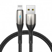 Baseus Horizontal Data Cable - Lightning USB кабел за iPhone, iPad и iPod с Lightning порт (50 см) (черен)