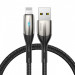 Baseus Horizontal Data Cable - Lightning USB кабел за iPhone, iPad и iPod с Lightning порт (50 см) (черен) 1
