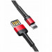 Baseus Cafule USB Lightning Cable (Special Edition) - Lightning USB кабел за iPhone, iPad и iPod с Lightning порт (100 см) (черен-червен) 3