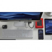 LMP Attach Dock Pro - мултифункционален хъб за свързване на допълнителна периферия за iMac с USB-C (сребрист) 5