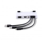 LMP Attach Dock Pro - мултифункционален хъб за свързване на допълнителна периферия за iMac с USB-C (сребрист) 1