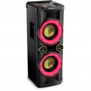 Philips NTX400/12 Party Bluetooth Sound Tower – безжична аудио система (черен)