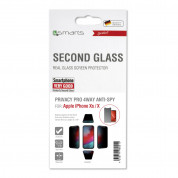 4smarts Second Glass Privacy Pro 4Way Anti-Spy - стъклено покритие с извити ръбове и определен ъгъл на виждане за iPhone 11 Pro, iPhone XS, iPhone X (прозрачен) 3