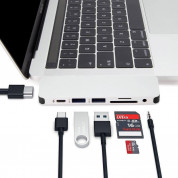 HyperDrive Solo 7-in-1 USB-C Hub - мултифункционален хъб за свързване на допълнителна периферия за MacBook Pro и компютри с USB-C (сребрист) 5