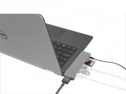 HyperDrive Solo 7-in-1 USB-C Hub - мултифункционален хъб за свързване на допълнителна периферия за MacBook Pro и компютри с USB-C (тъмносив) 5