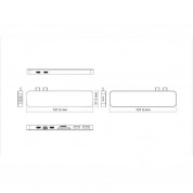 HyperDrive Pro 8-in-2 USB-C Hub - мултифункционален хъб за свързване на допълнителна периферия за MacBook (сребрист) 3