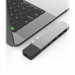 HyperDrive Net 6-in-2 USB-C Hub - мултифункционален хъб за свързване на допълнителна периферия за MacBook (тъмносив) 2
