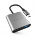 HyperDrive 3-in-1 USB-C Hub - мултифункционален хъб за свързване на допълнителна периферия за MacBook Pro и устройства с USB-C (тъмносив) 1