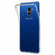 Spigen Liquid Crystal Case - тънък силиконов (TPU) калъф за Samsung Galaxy A8 (2018) (прозрачен)  4