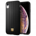 Spigen La Manon Classy Case - дизайнерски силиконов (TPU) калъф за iPhone XR (черен)  1